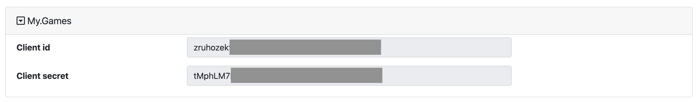 MRGS MyGames Created