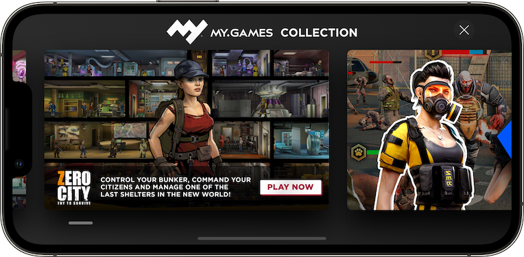 Showcase example horizontal